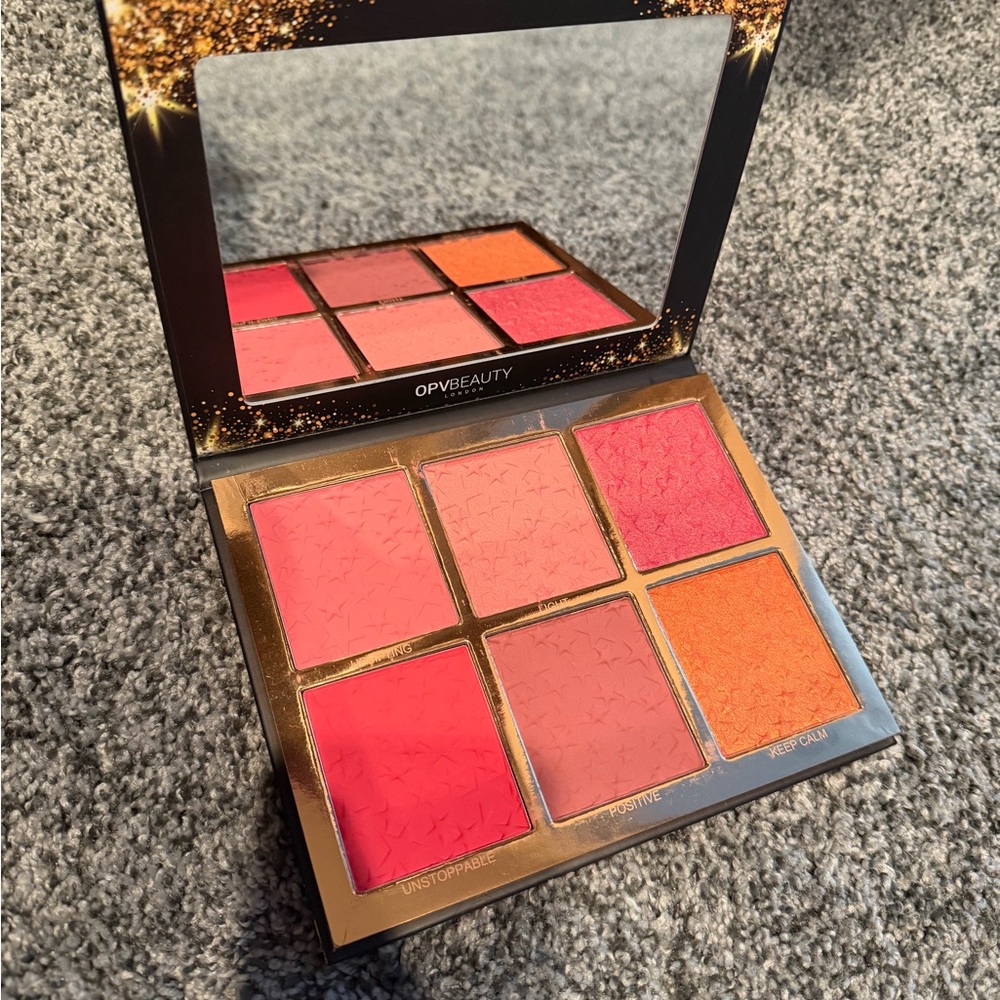 OPV Beauty Blush Palette - Radiant Pink and Orange Hues